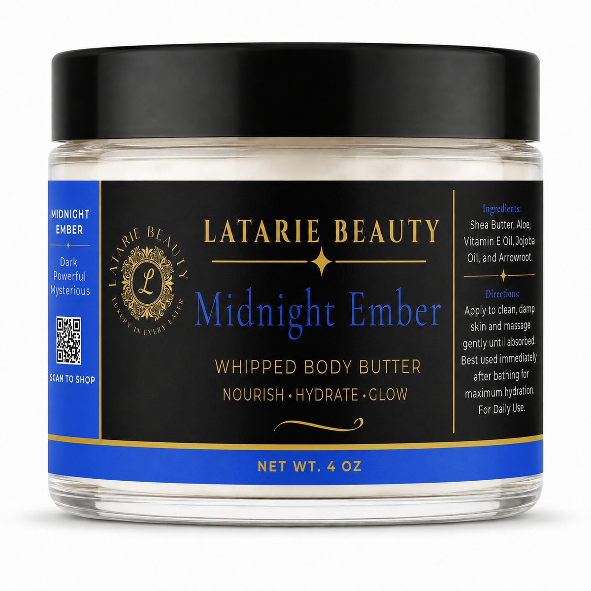 Whipped Body Butter – Midnight Ember (Men)