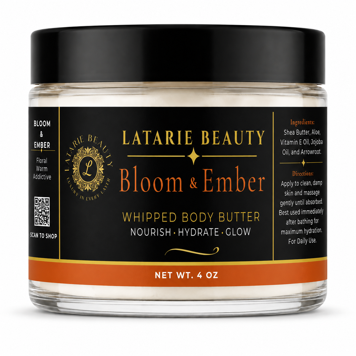 Whipped Body Butter – Bloom & Ember (Unisex)