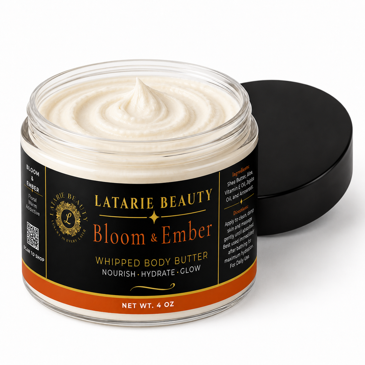 Whipped Body Butter – Bloom & Ember (Unisex)