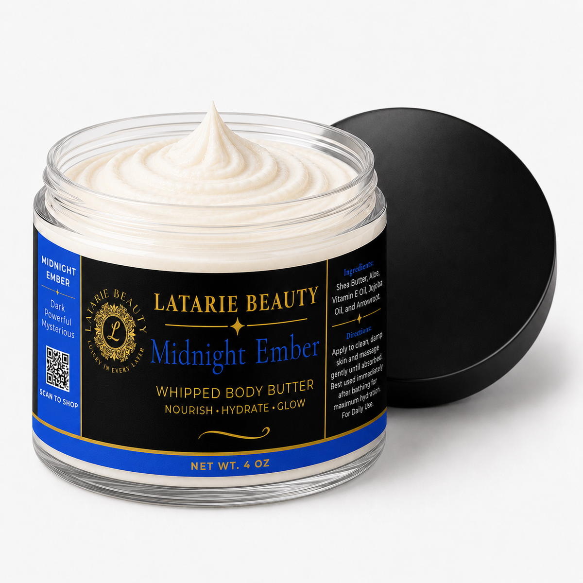 Whipped Body Butter – Midnight Ember (Men)