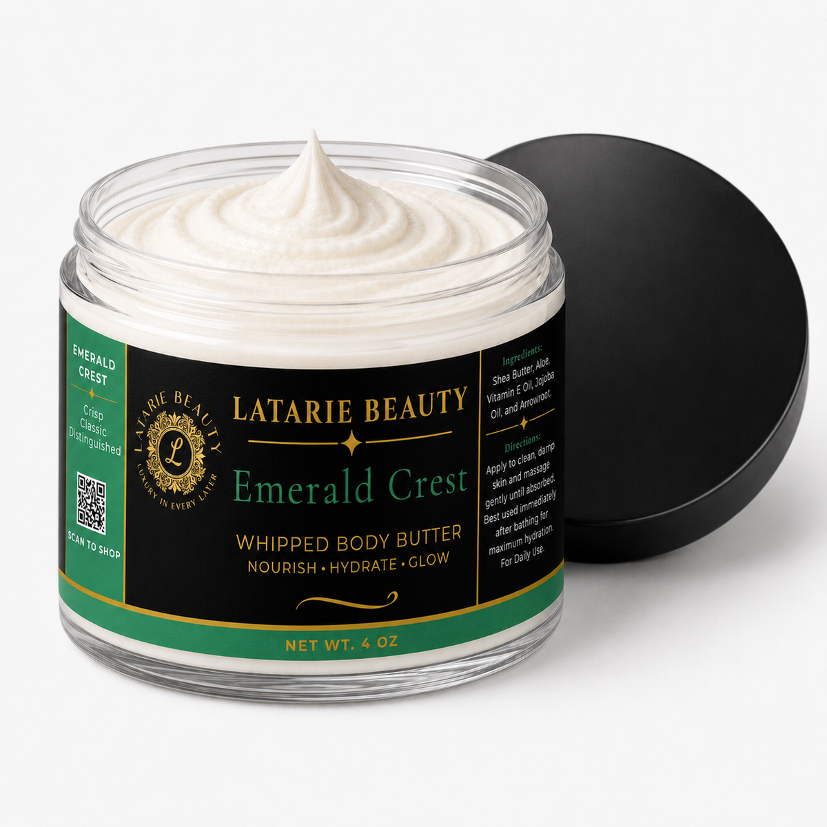 Whipped Body Butter – Emerald Crest (Men)