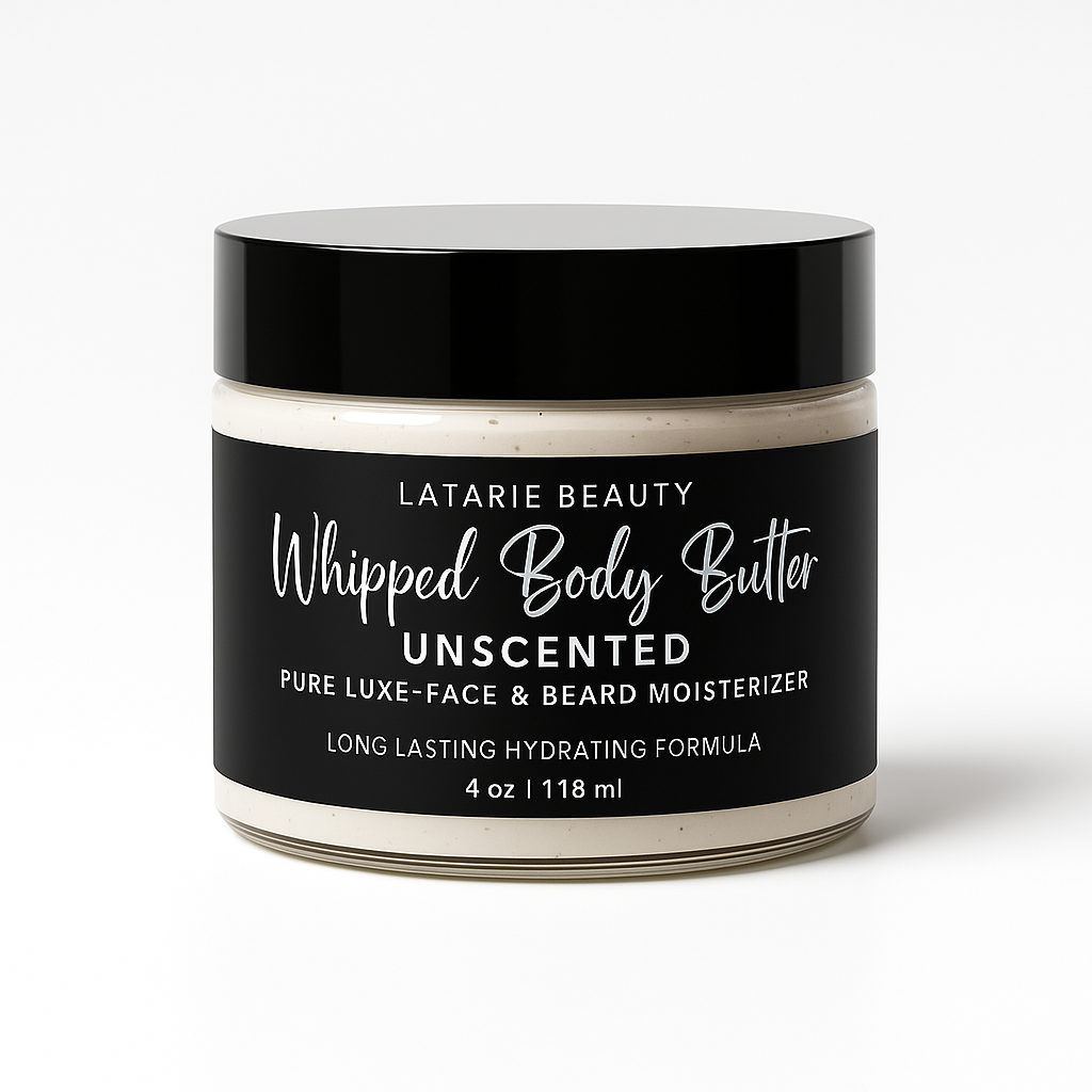 Whipped Body Butter – Pure Luxe (Unscented, Face & Beard Moisturizer)